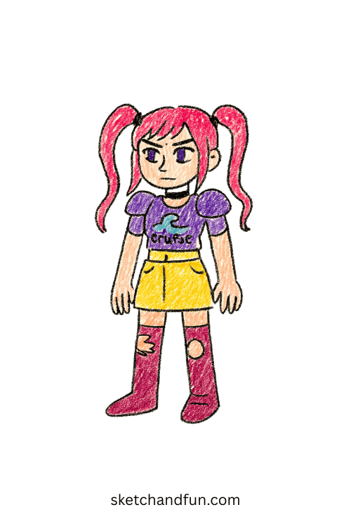 Mira, K-Pop Demon Hunters Drawing Cute Easy