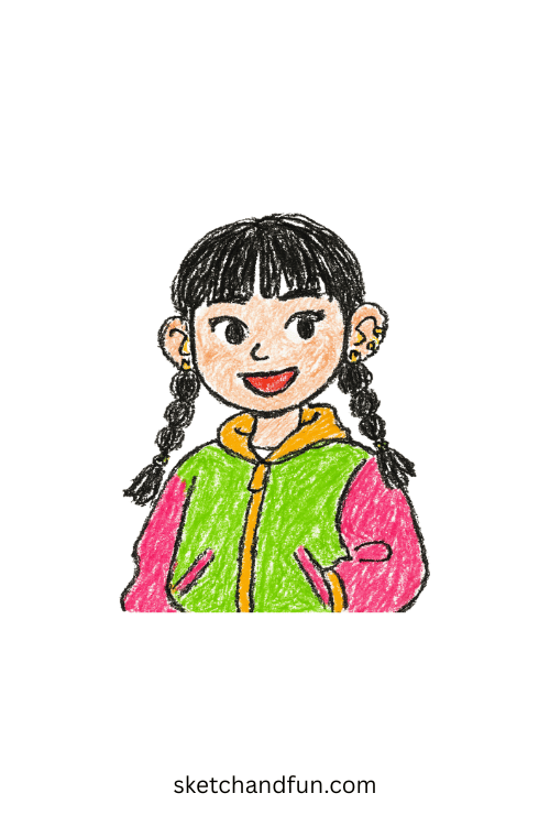 Zoey Kpop Demon Hunters Drawing
