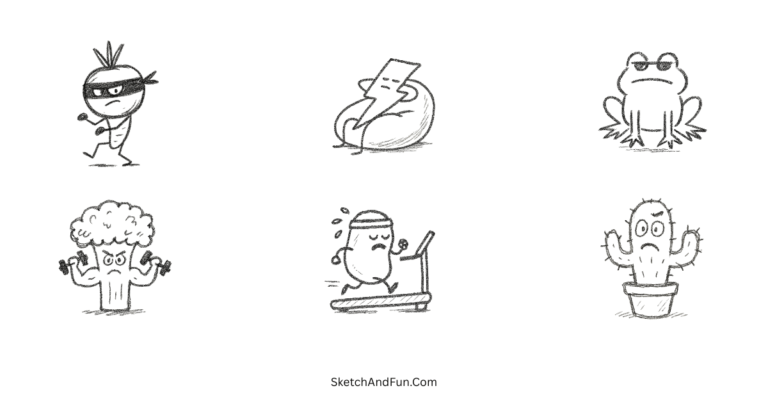 Funny and Goofy Drawing Ideas