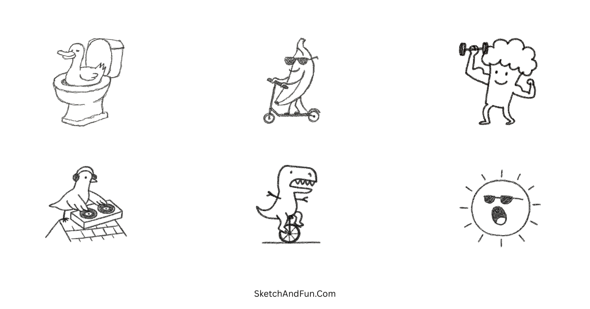 35+ Cute Goofy Ahh Drawing Ideas