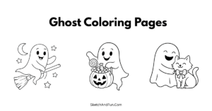Free Ghost Coloring Pages For Kids