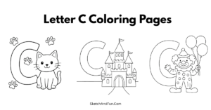 Free Letter C Coloring Pages For Kids