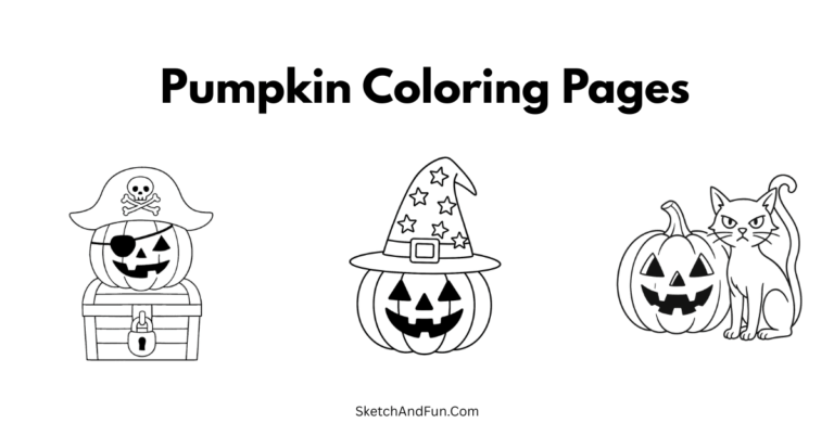 Pumpkin Coloring Pages For Kids