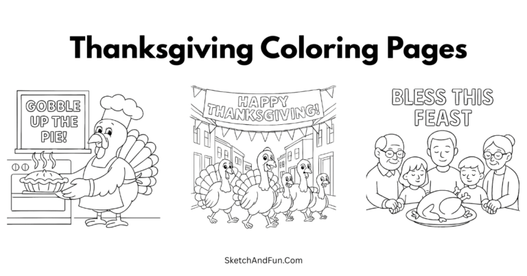 Free Thanksgiving Coloring Pages For Kids