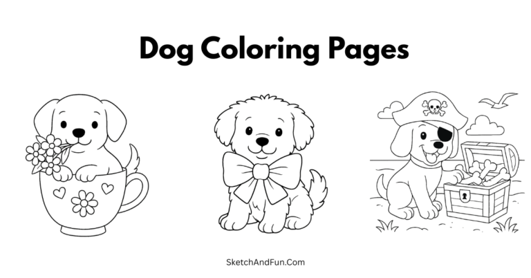 Free Dog Coloring Pages For Kids (1)