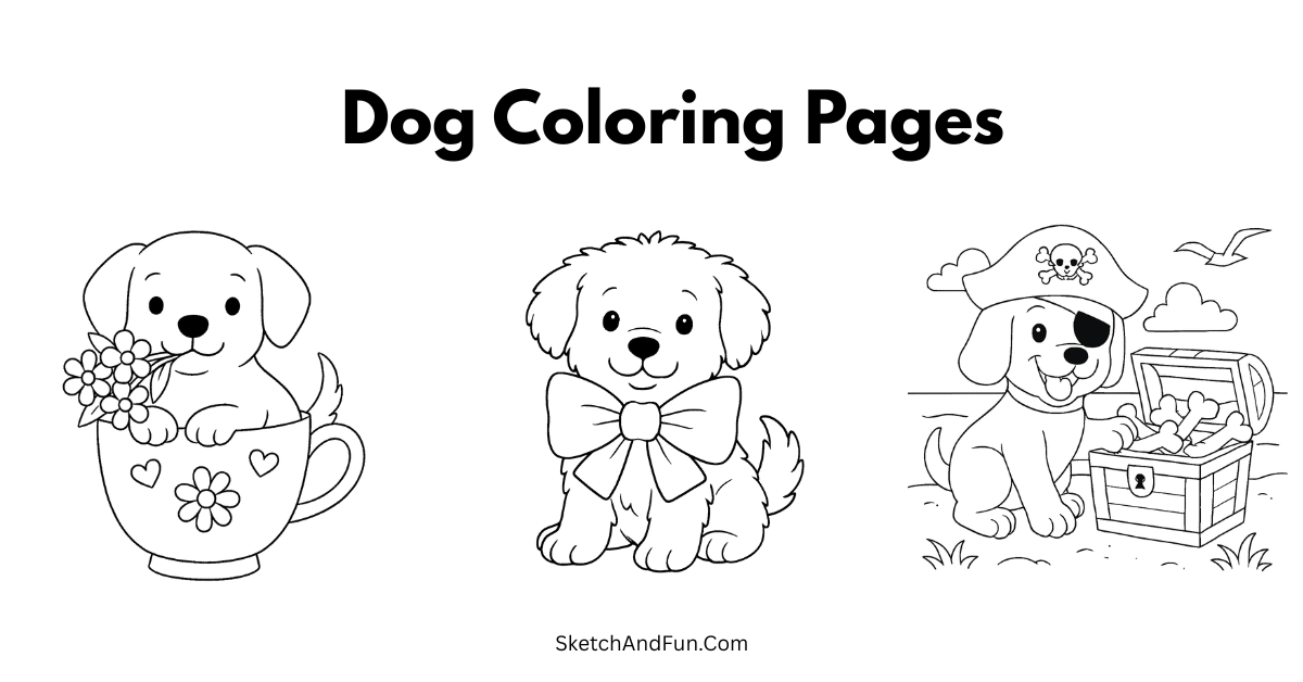 Free Dog Coloring Pages For Kids (1)