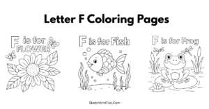 Letter F Coloring Pages For Kids