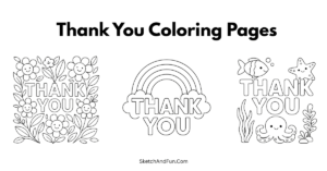 20 Thank You Coloring Pages