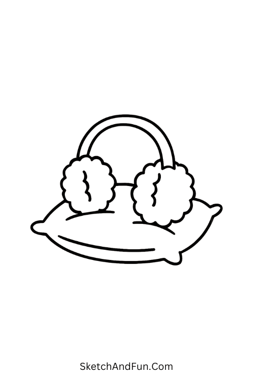Fluffy Earmuffs for cozy drawing ideas small and soft.