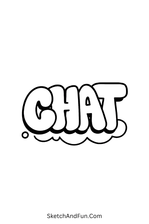 Cool drawings for boys – Graffiti-style name art with bold street lettering.