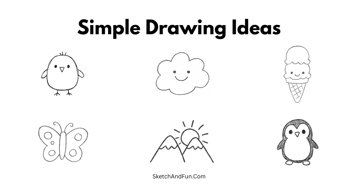 Simple Drawing Ideas For Kids