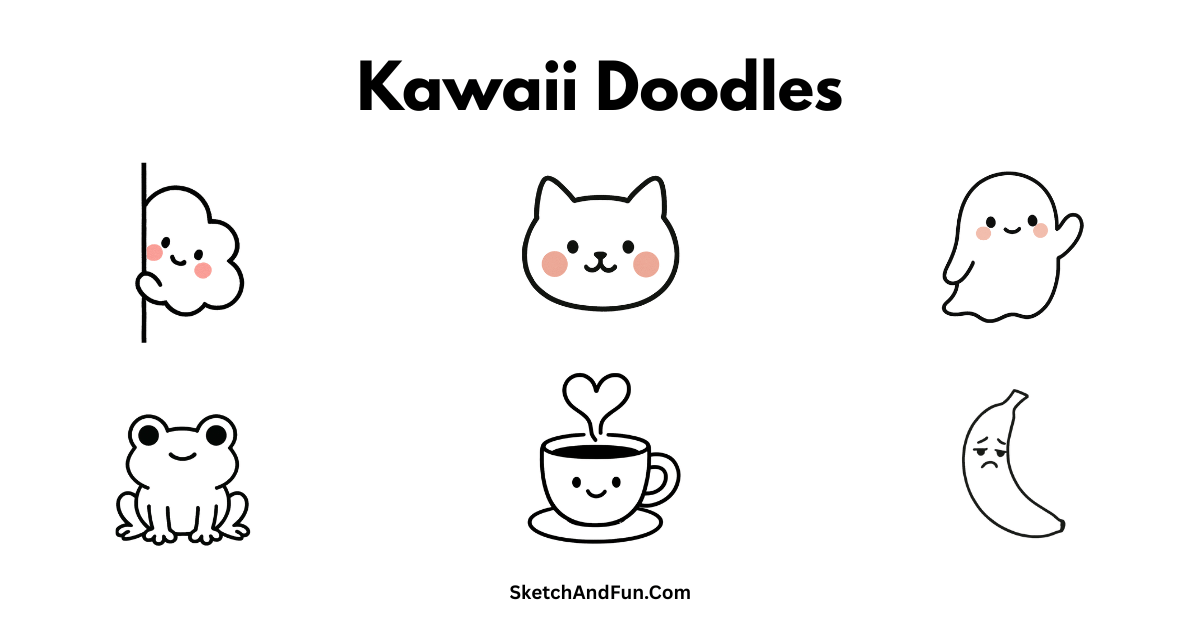 25+ Kawaii Doodles and Drawing Ideas