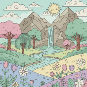 Nature Coloring Pages - Free PDF Printables