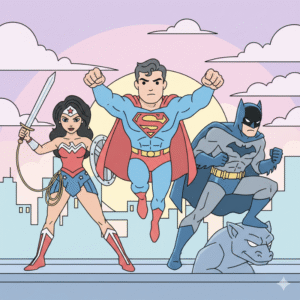 Superheroes Coloring Pages - Free PDF Printables