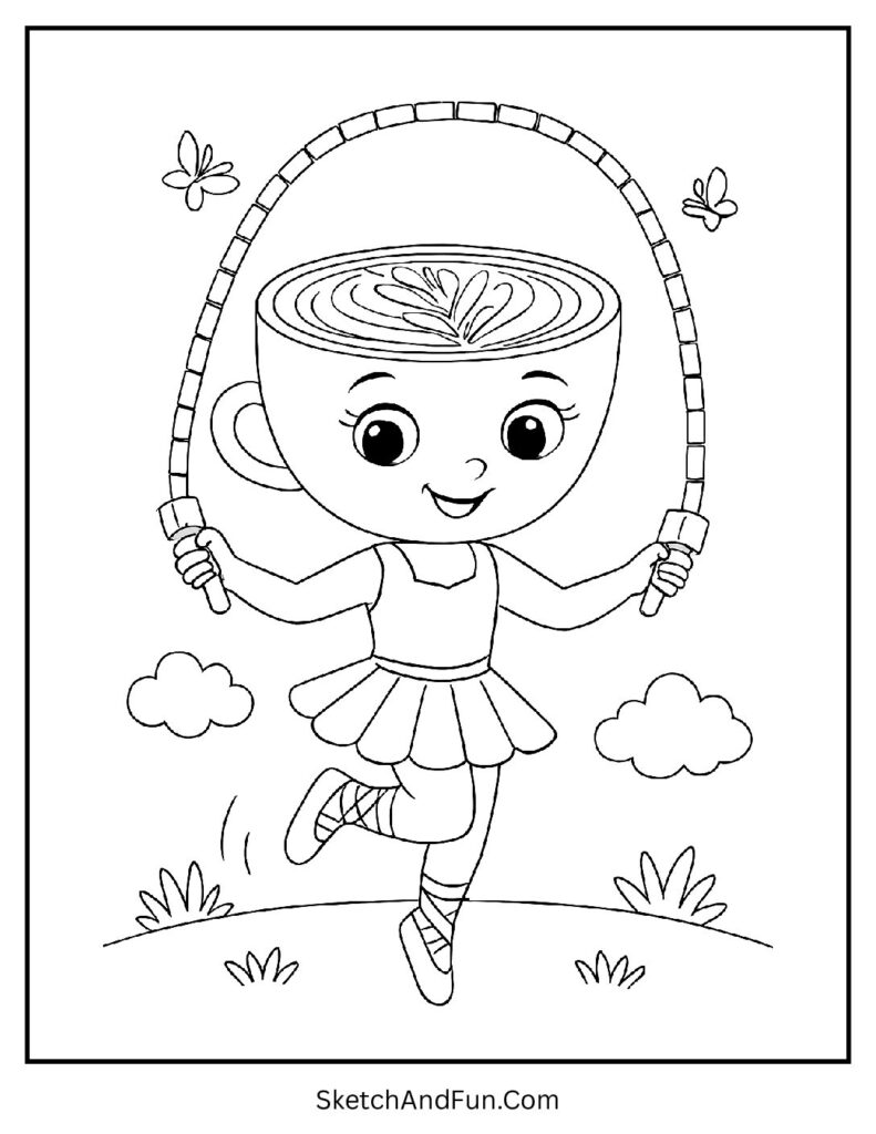Ballerina Cappuccina Coloring Pages to Print