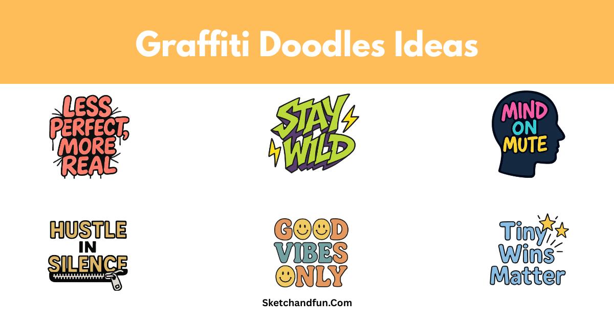 20+ Graffiti Doodles and Drawing Ideas