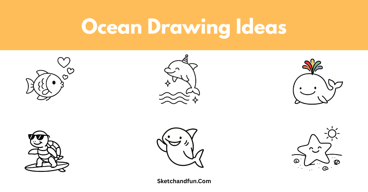 20+ Ocean Drawing Ideas