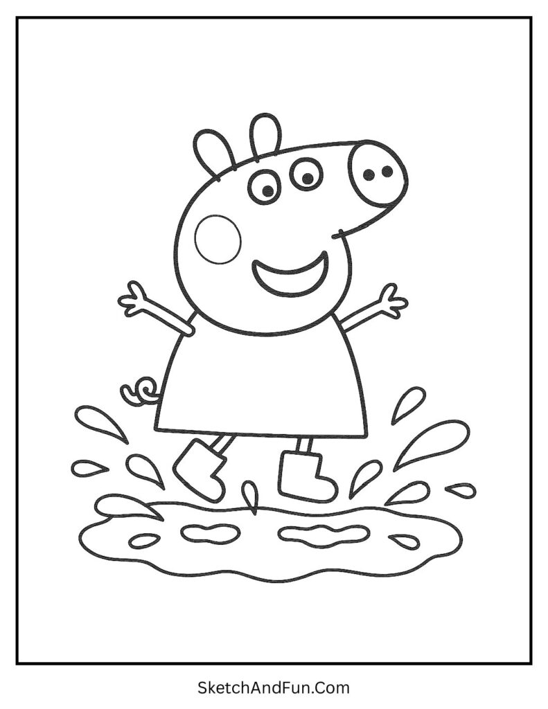 30 Peppa Pig Coloring Pages Free PDF Printables