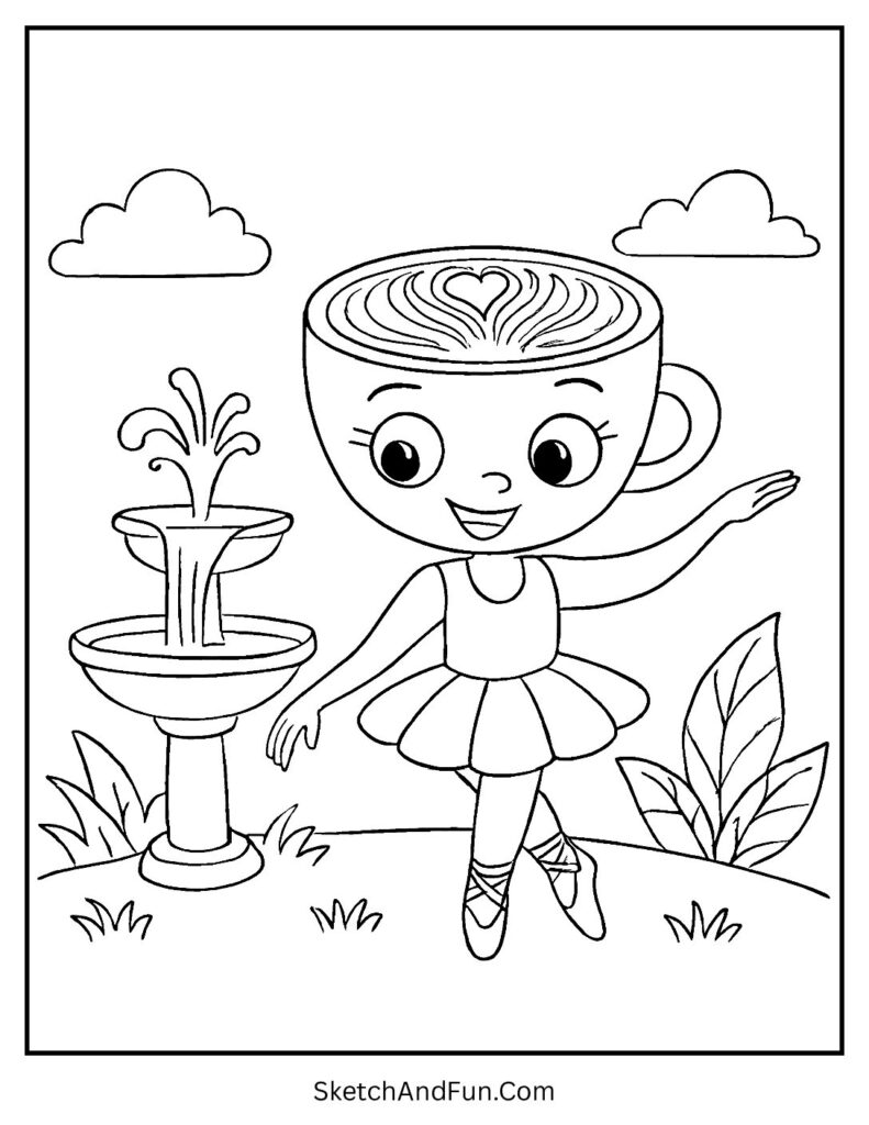 Ballerina Cappuccina Coloring Pages Free PDF Printables