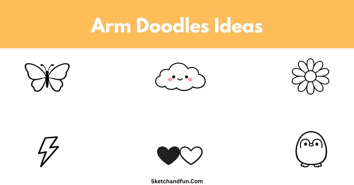 20+ Arm Doodles and Drawing Ideas