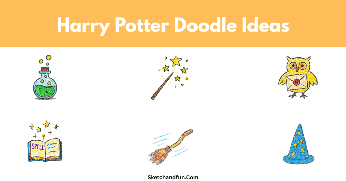 25+ Harry Potter Doodles and Drawing Ideas