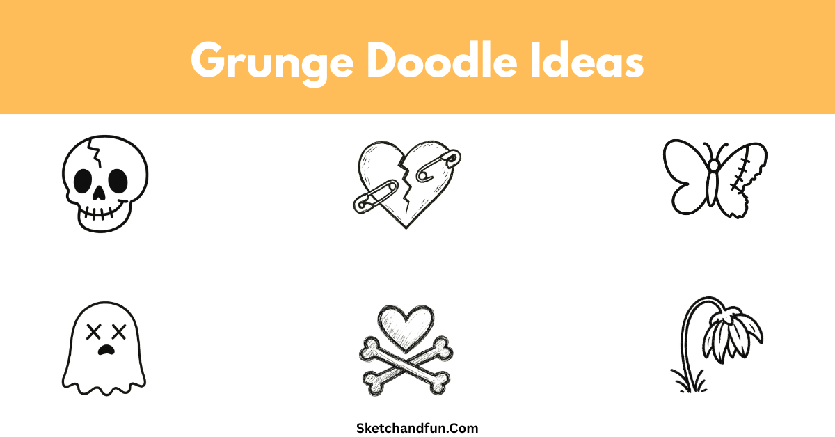30+ Easy Grunge Doodles and Drawing Ideas