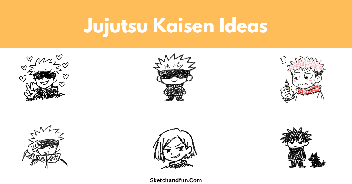 20+ Jujutsu Kaisen Doodles and Drawing Ideas