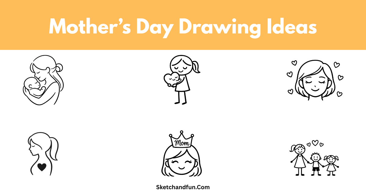 20+ Mother’s Day Drawings and Doodles