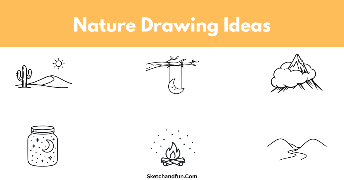 20+ Nature Drawings and Doodle Ideas
