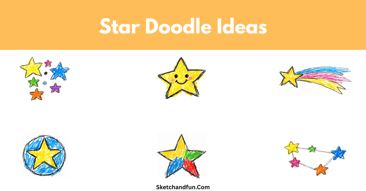15+ Star Doodles and Drawing Ideas