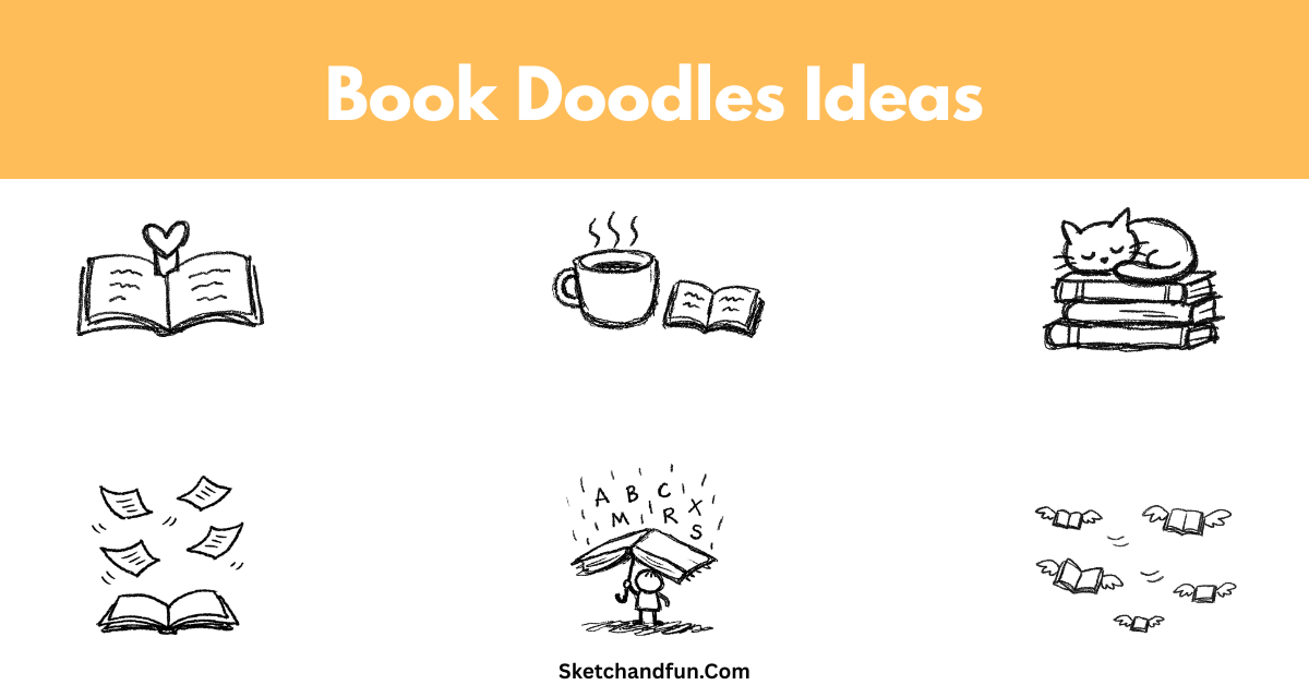 12+ Book Doodles and Drawing Ideas