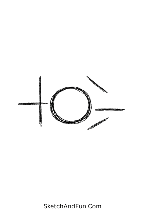 Zen line drawing ideas with balanced minimal geometric flow