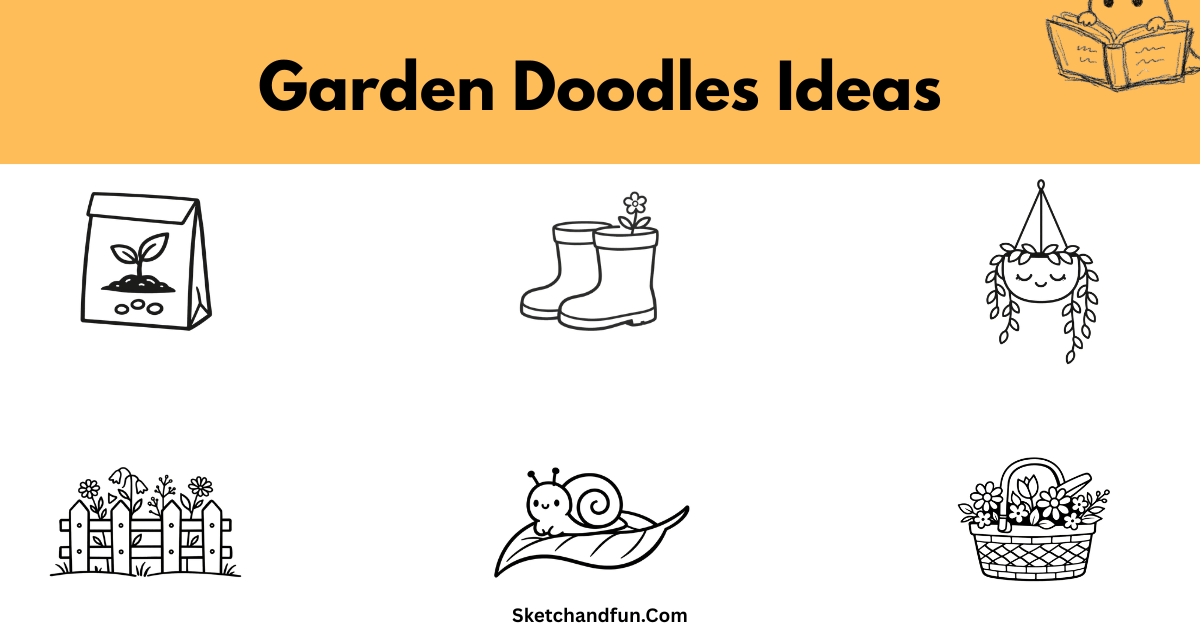 20+ Garden Doodles and Drawing Ideas
