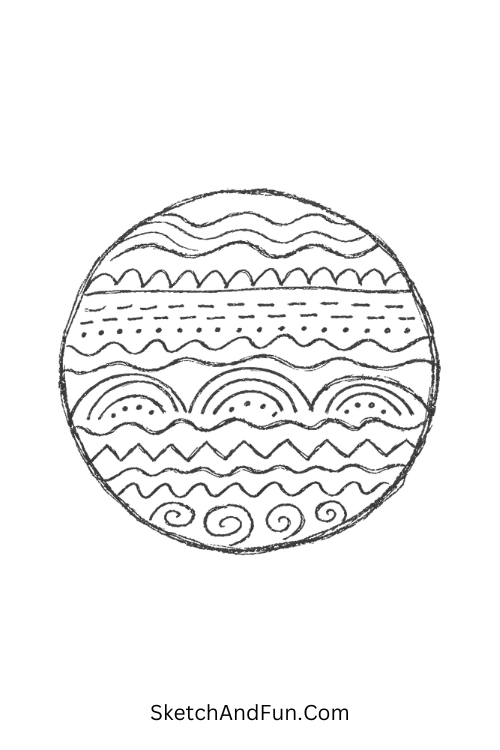 mandala zen doodle patterns smooth circular calm design with repeating lines