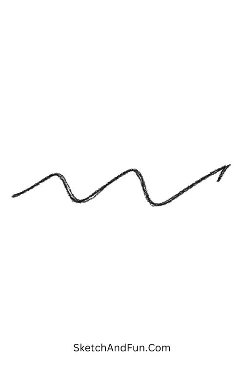 Minimal Zigzag Flow – Easy zen doodle designs with soft curved zigzag motion lines