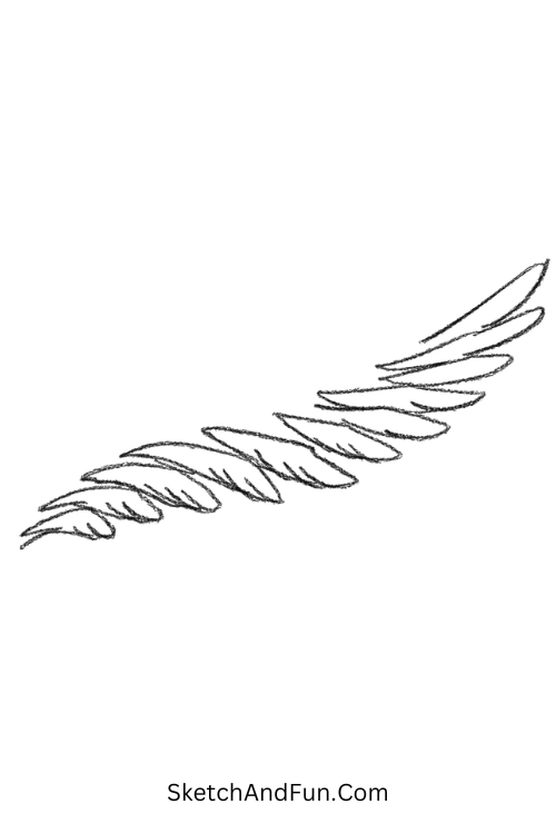 Simple Feather Strokes – Zen doodle drawing techniques using soft feather-style strokes