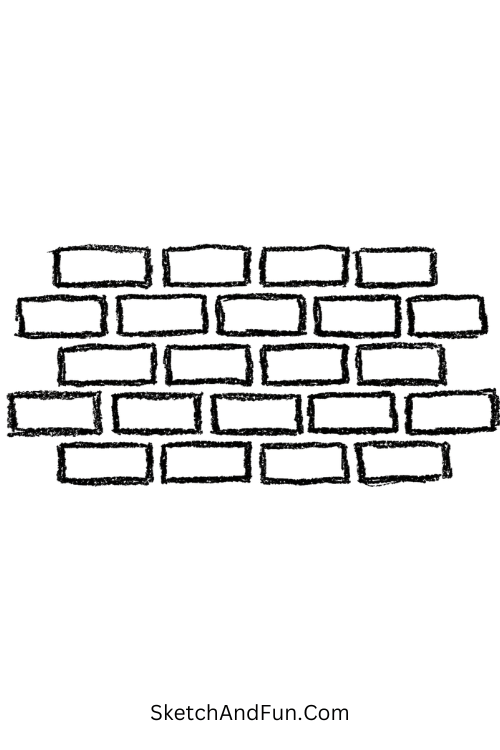 Zen Brick Pattern – Geometric zen doodle patterns with structured brick-style shapes