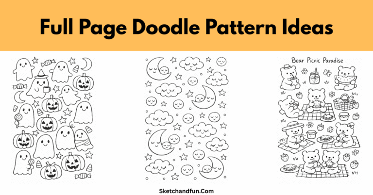 15+ Full Page Doodle Patterns Ideas - Sketch and Fun