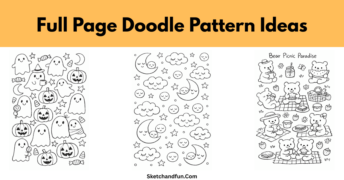 15+ Full Page Doodle Patterns Ideas
