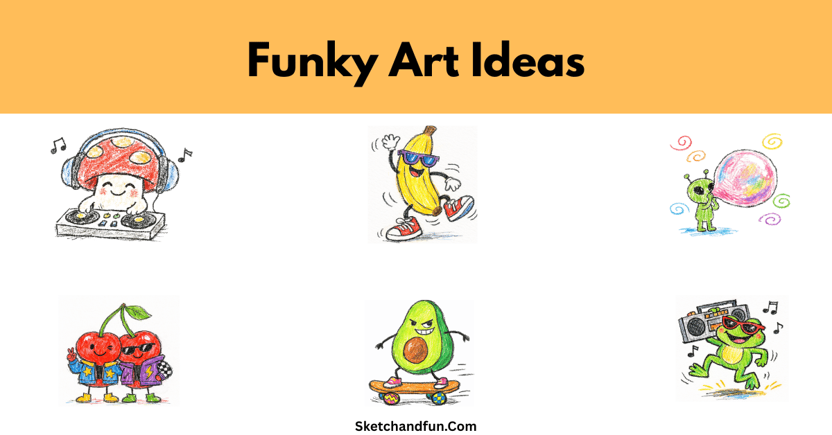 15+ Funky Art Ideas That Feel Fun and Fresh