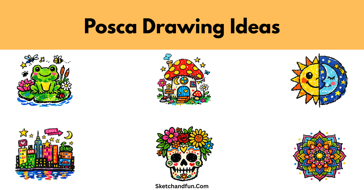 22 Posca Drawing Ideas