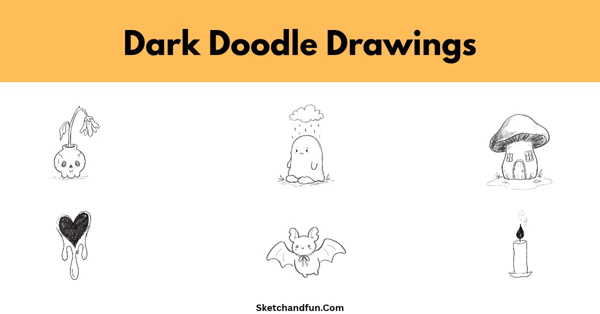 15+ Dark Doodles Ideas for a Moody Aesthetic
