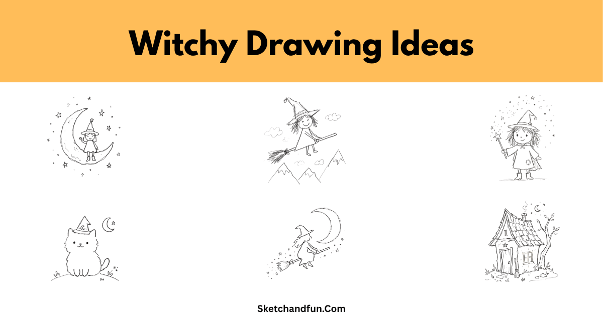 15+ Witchy Drawing Ideas