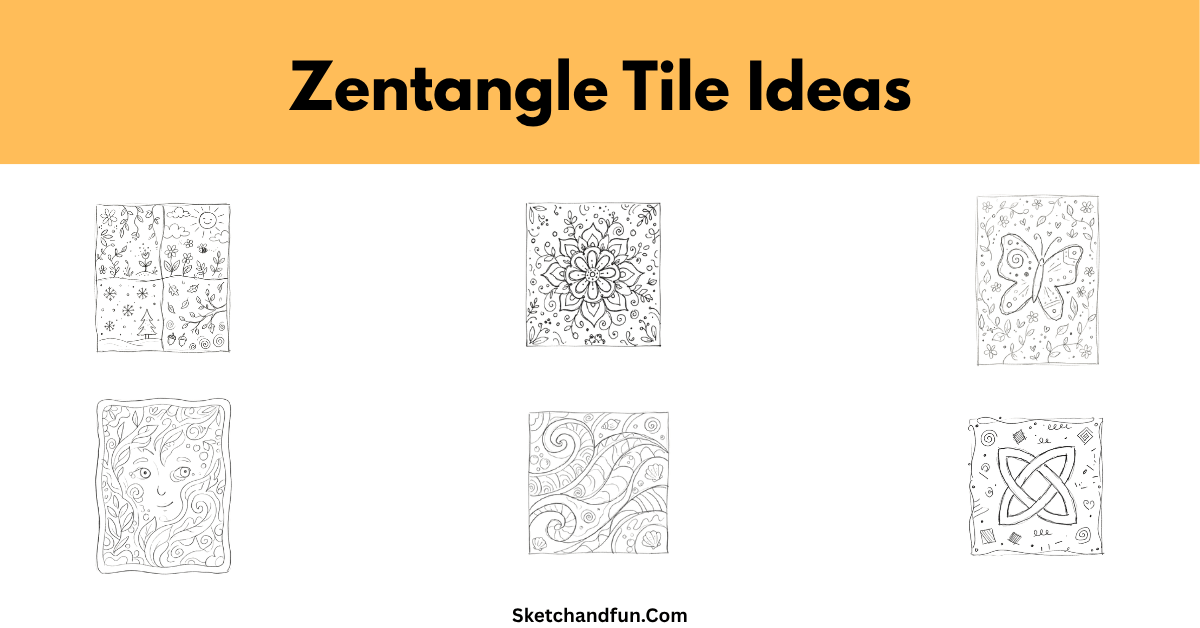 14 Easy Zentangle Tile Ideas Packed With Beautiful Patterns