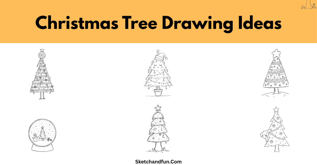 Christmas Tree Drawing Ideas