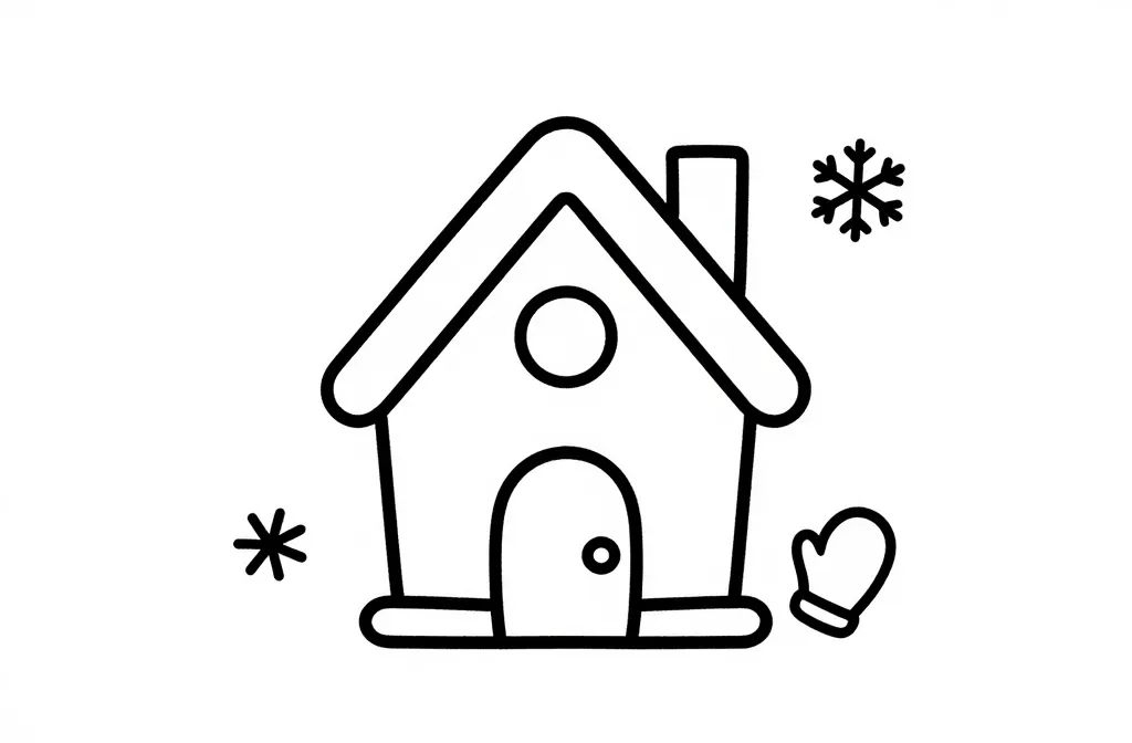 10 Gingerbread House Doodles and Drawing Ideas