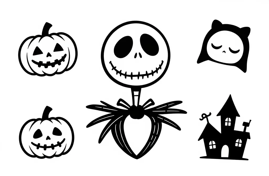 13 Nightmare Before Christmas Doodles & Drawing Ideas